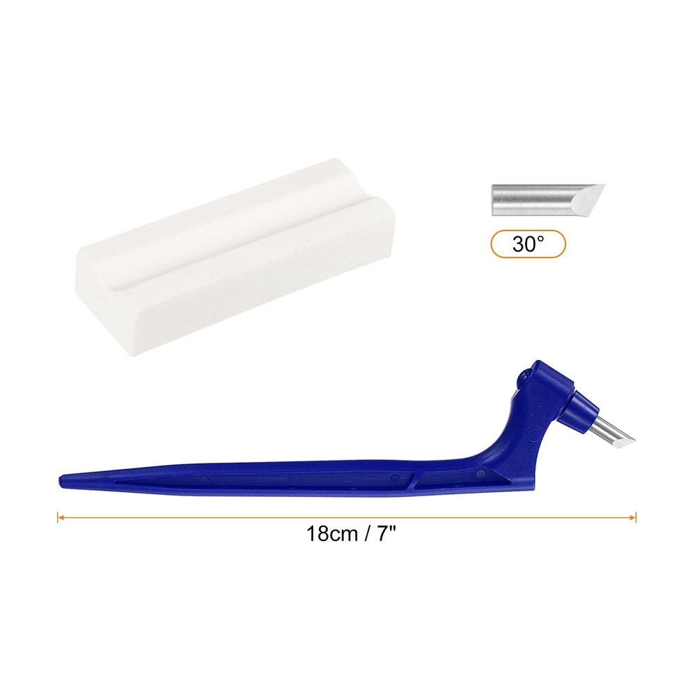 Craft Cutting Tools 30 Degree Blades 360° Rotating Blade, Blue