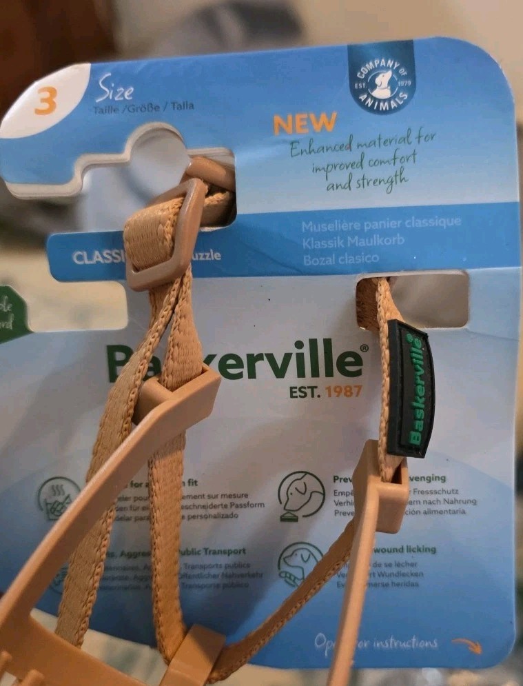 Baskerville Classic Basket Dog Muzzle Size 3 (F7