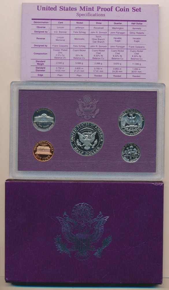 1988 U S MINT PROOF COIN SET