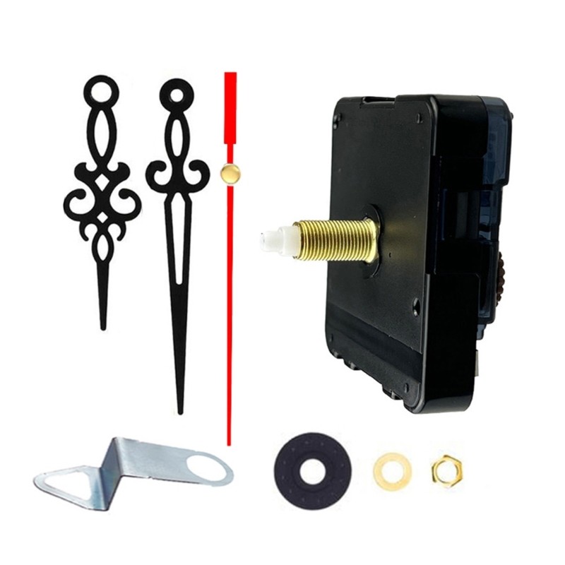High Precisions Clock Component Set Quiet Clock Movement with Clock Hands Kits