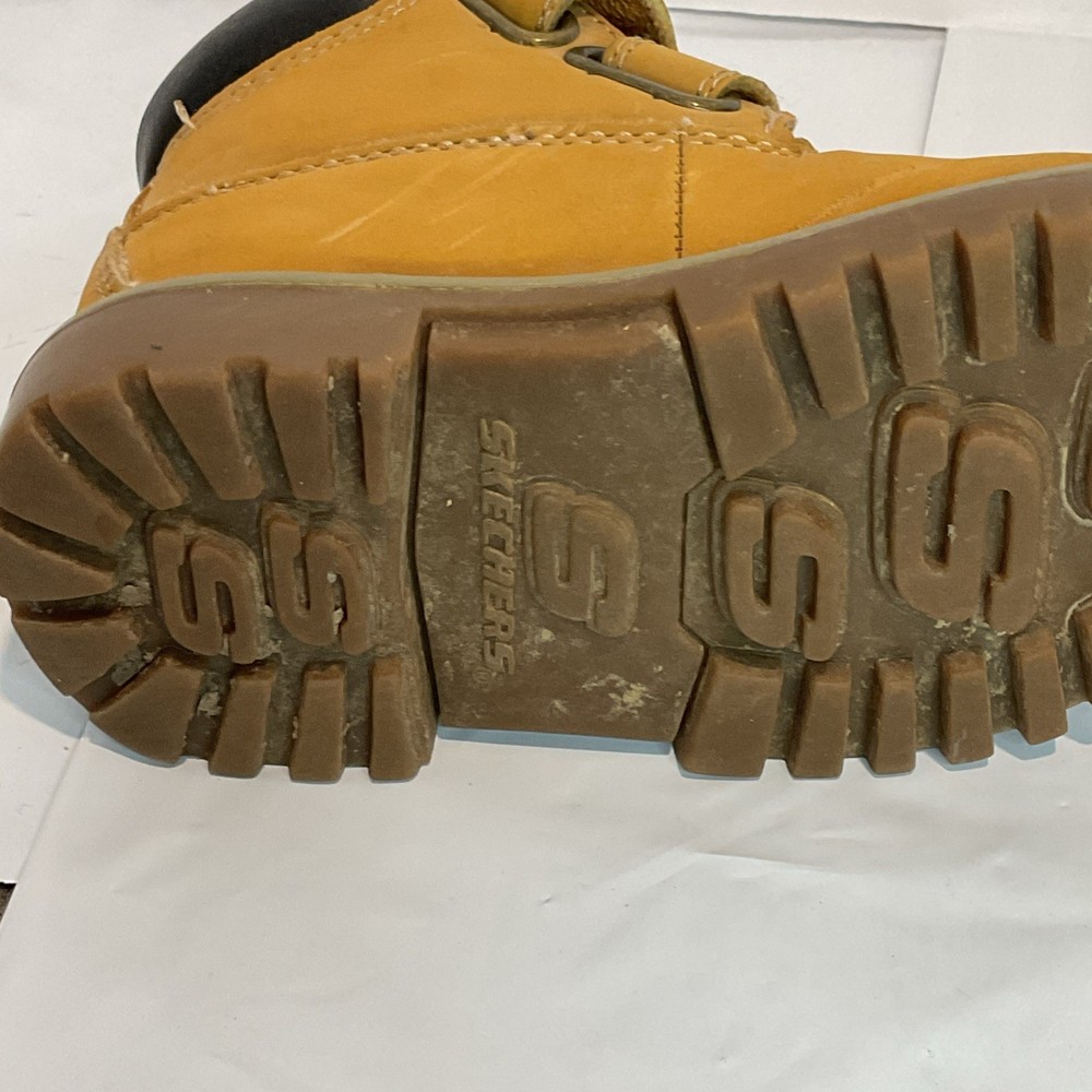 Skechers Adventures Toddlers “work” Boots Size 6 Hook And Loop