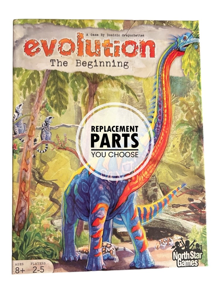 Evolution: The Beginning Board Game REPLACEMENT PARTS PIECES YOU CHOOSE
