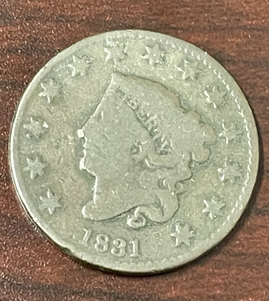 1831 Coronet Matron Head Large U.S. Cent ~