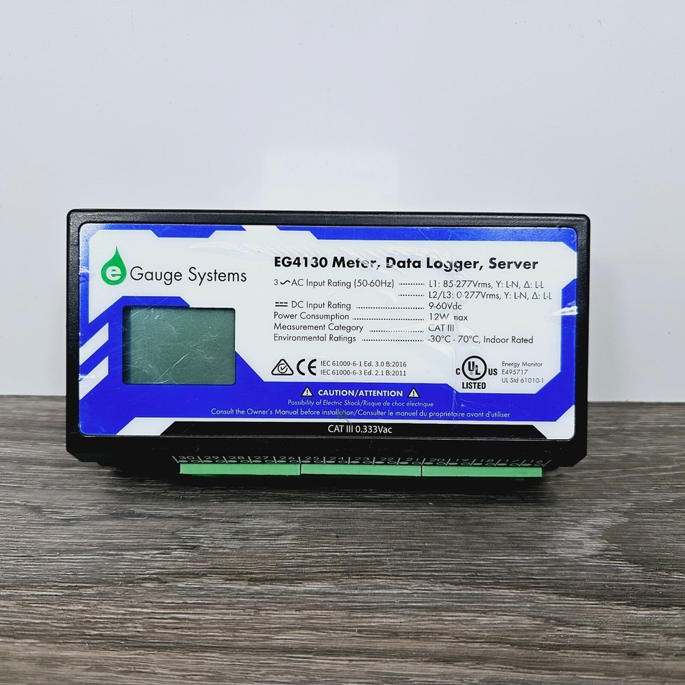 Gauge systems EG4115 Meter, Data-logger, Server
