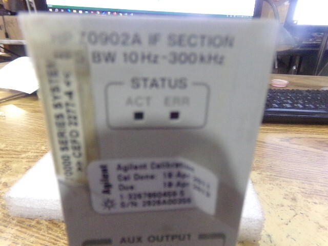 HP: 70902A IF Section. 10Hz - 300 MHz. Pulled from 70000 System.