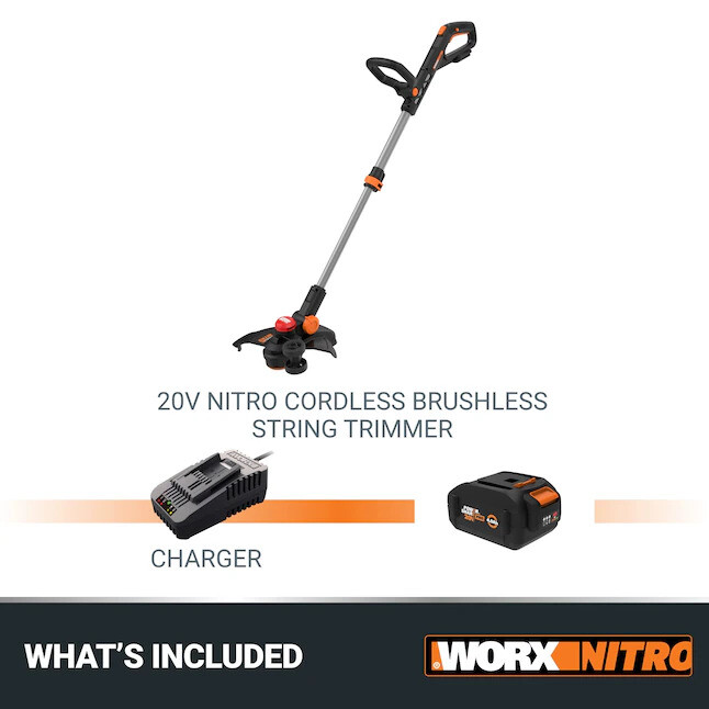WG173 Worx Nitro 20V Brushless 13" Cordless String-SR