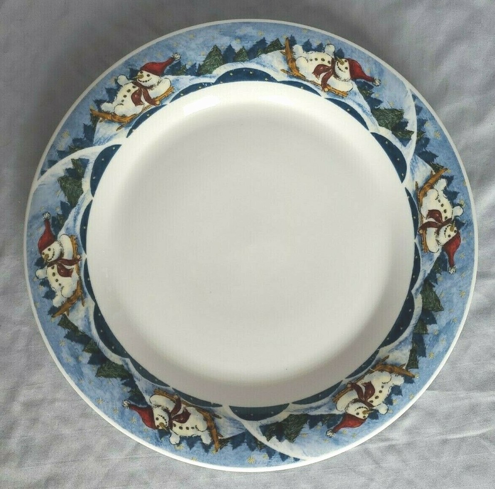 Snow Valley Round Platter by Oneida