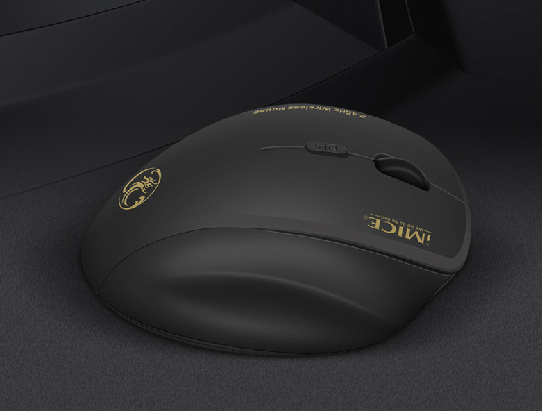 2.4GHz wireless mouse intelligent 6-button game mouse USB interface universal