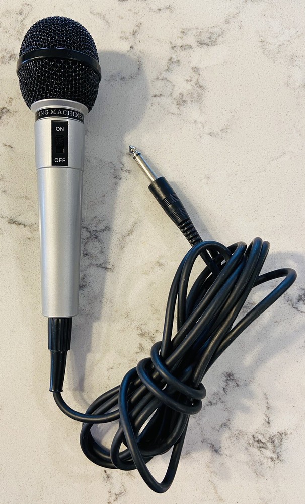 2 THE SINGING MACHINE MICROPHONES * TESTED/WORKS *