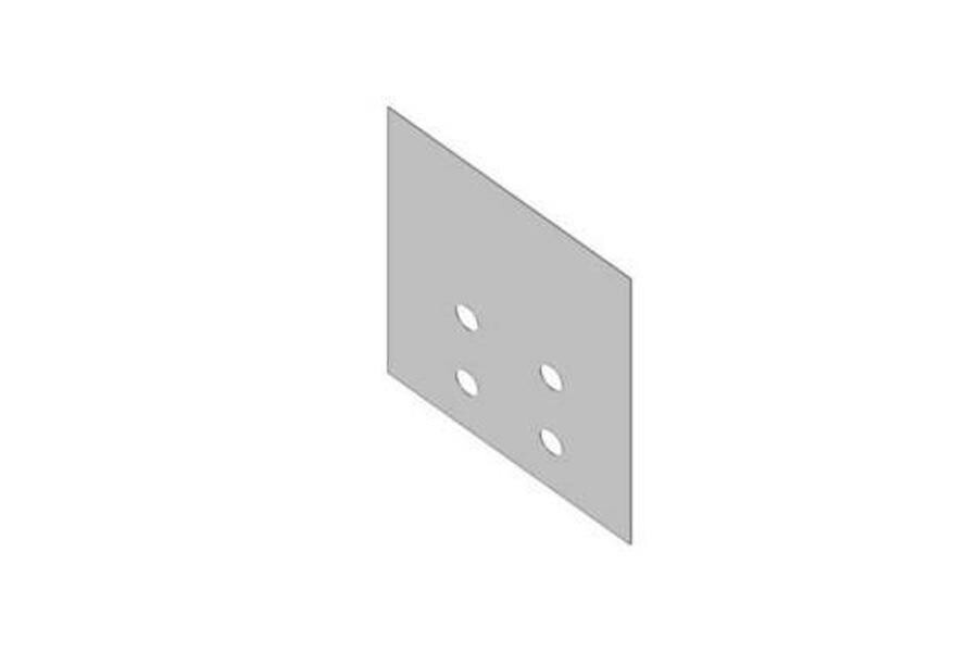 Pegboard Label Holders for Peg Hooks-200 pieces-Peg Back Label Holder