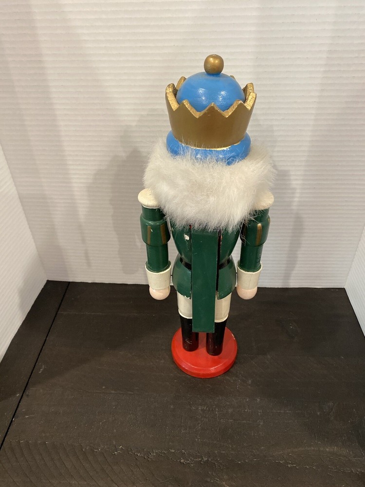 Nutcracker 15 in Green, Gold, Black, Blue