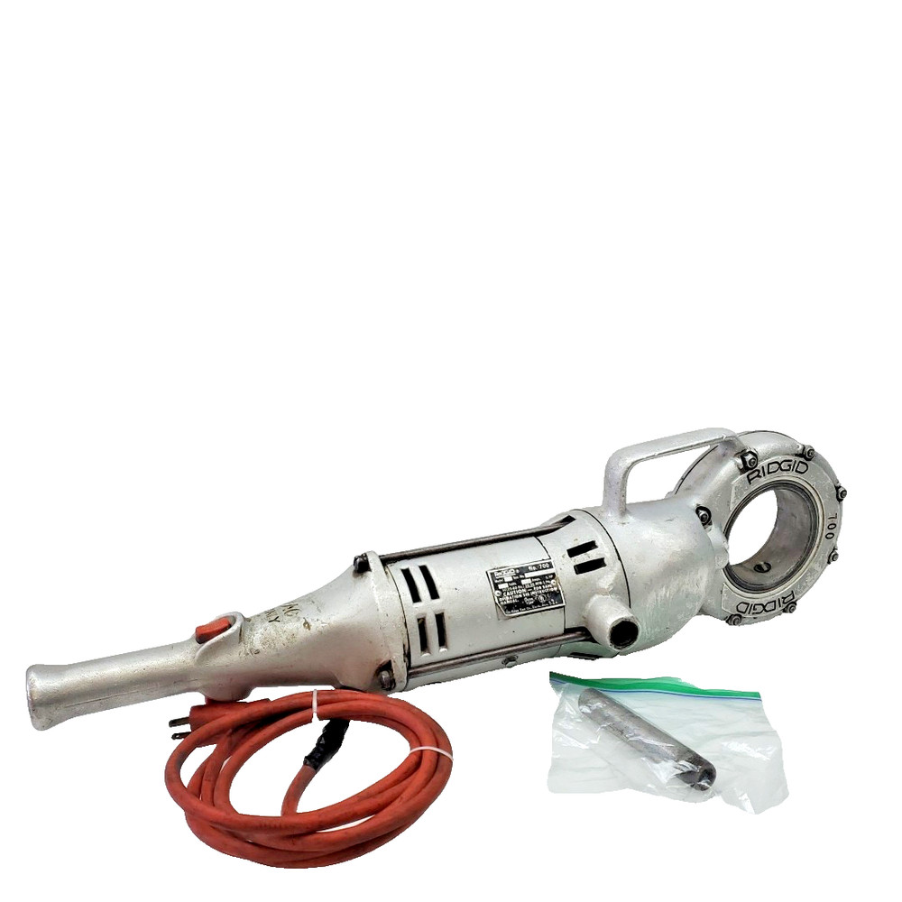 Rigid 700 Pipe Threader 1/2 HP Handheld Thread w/ Die Set 115V