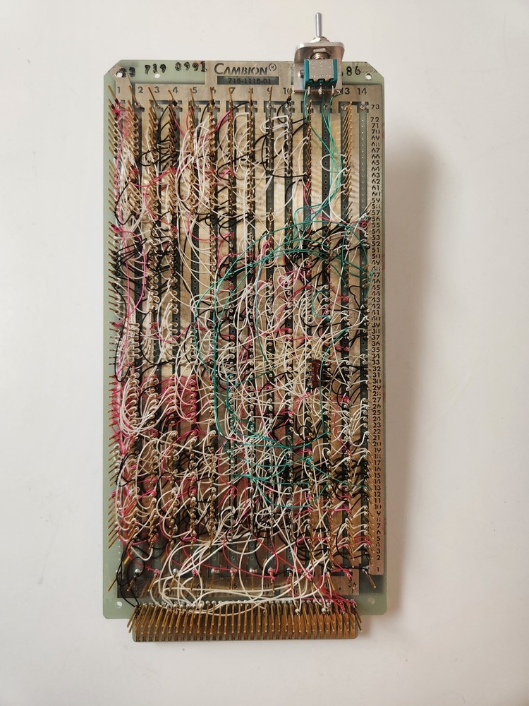 Cambion Wire Wrap Pin Board With Integrated Circuits