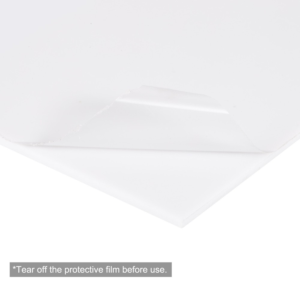 ABS Plastic Sheet 10" x 8" x 0.04" ABS Styrene Sheets White 1 Pcs