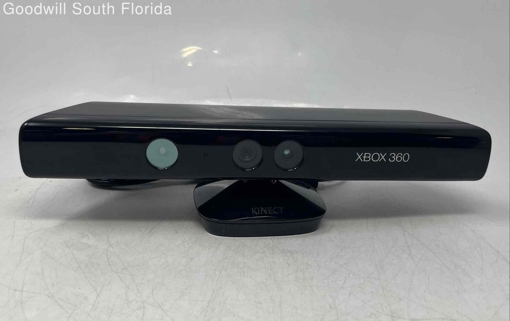 Microsoft Xbox 360 Black Kinect Sensor Motion Camera Not Tested