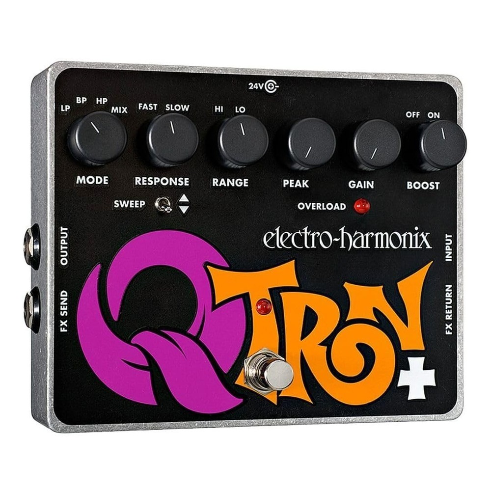 Electro-Harmonix Q-Tron Plus Envelope Filter Effects Pedal Black New JP
