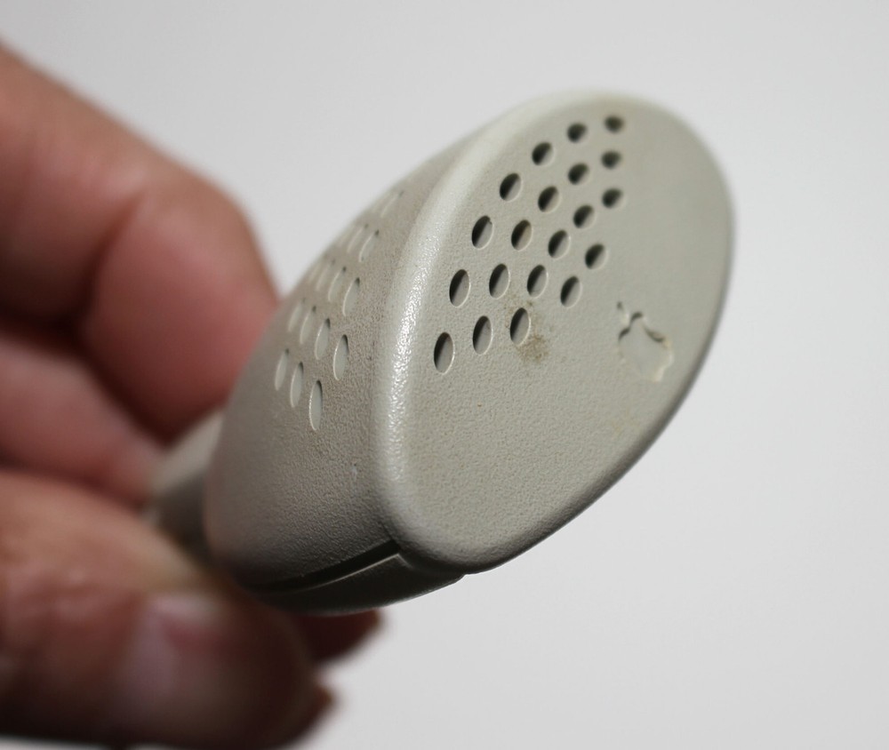 Vintage APPLE MAC MACINTOSH Wired Computer Plain Talk Microphone - 590-0670