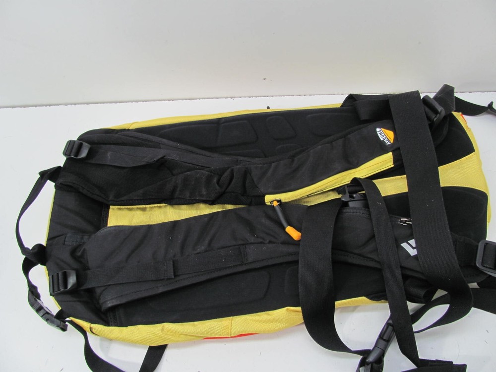 AVALUNG Black Diamond Sample Seth Bandit Backpack ONLY Yellow Black Skull