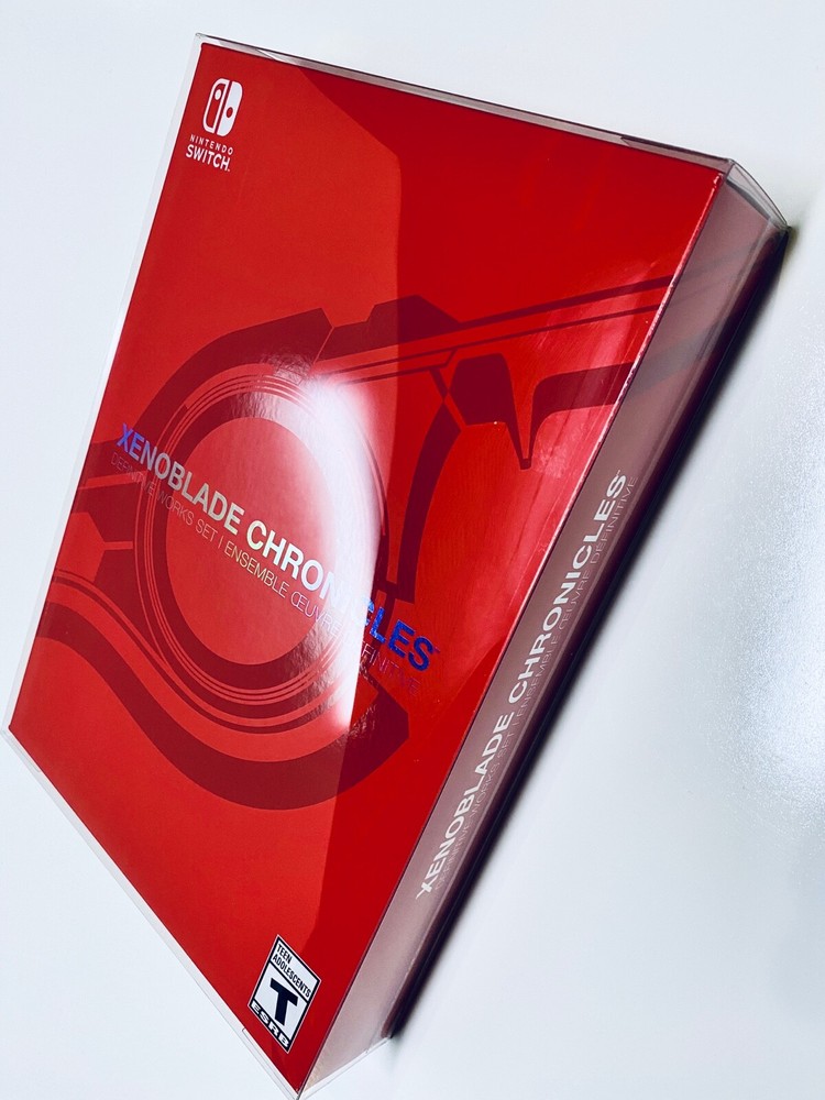 1 Box Protector XENOBLADE DEFINITIVE Special Edition Nintendo Switch Clear Case