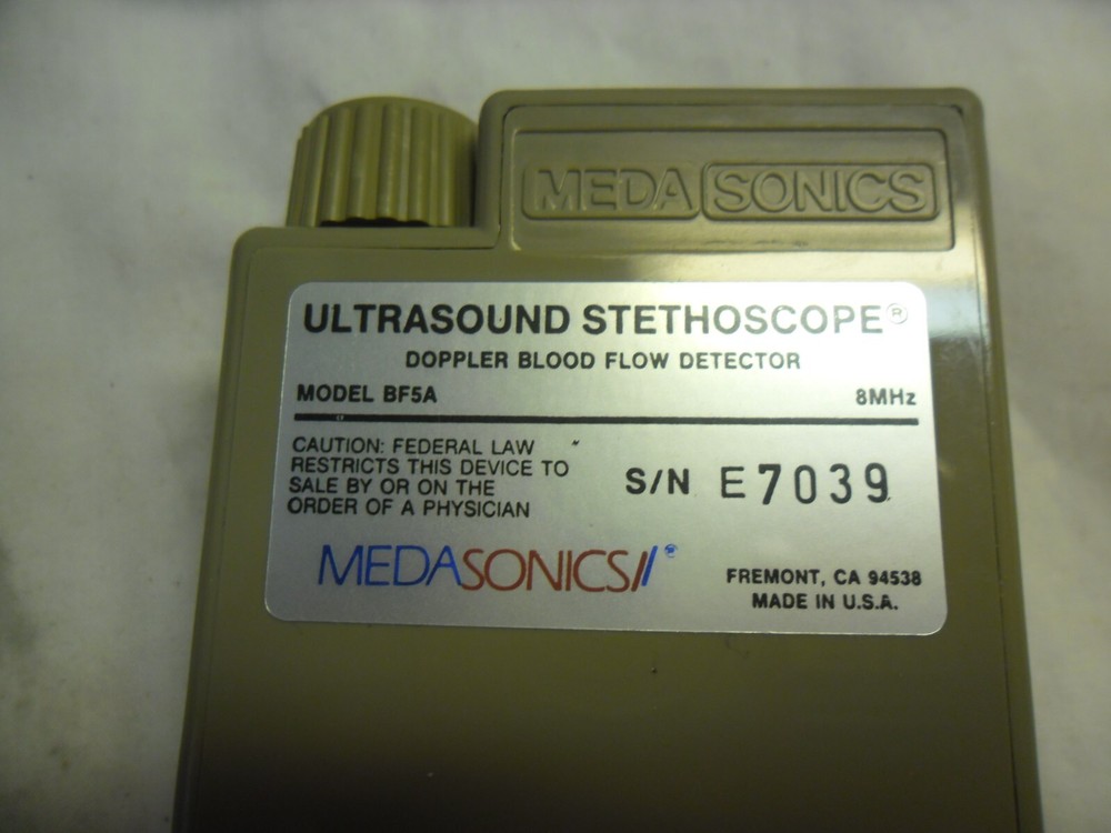 medasonics BF5A Doppler Ultrasound Stethoscope 