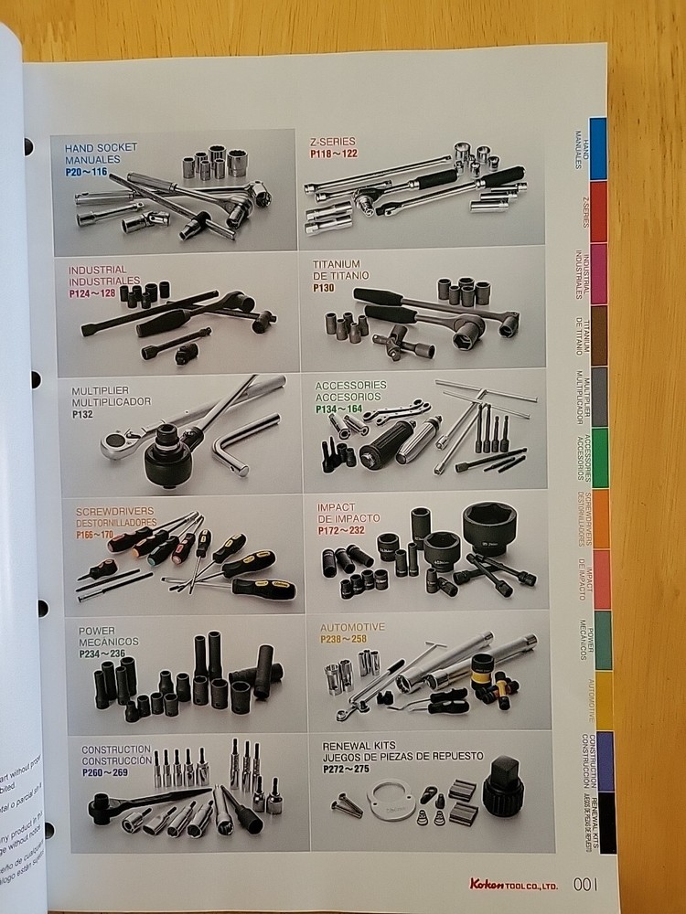 Koken Tool Catalog 2011 In English And Spanish
