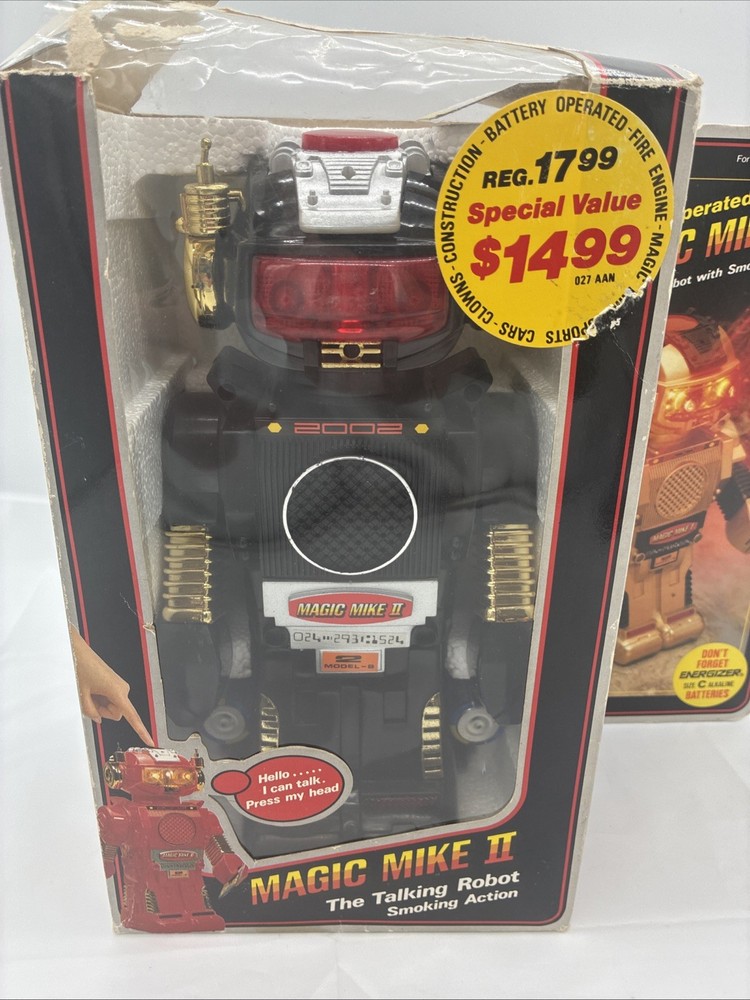 1983 Vintage Magic Mike II Talking Robot #3165 Working
