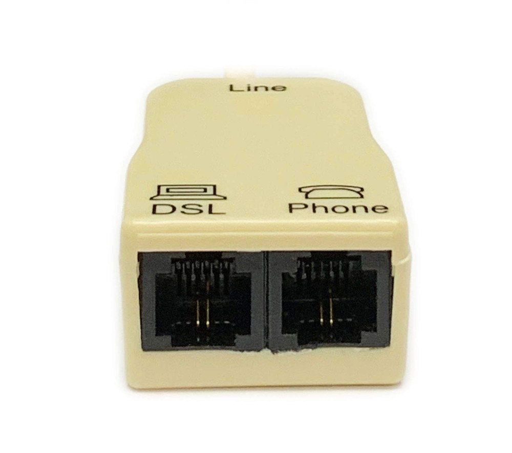 In-Line DSL Splitter W/Noise Filter for Phone Line