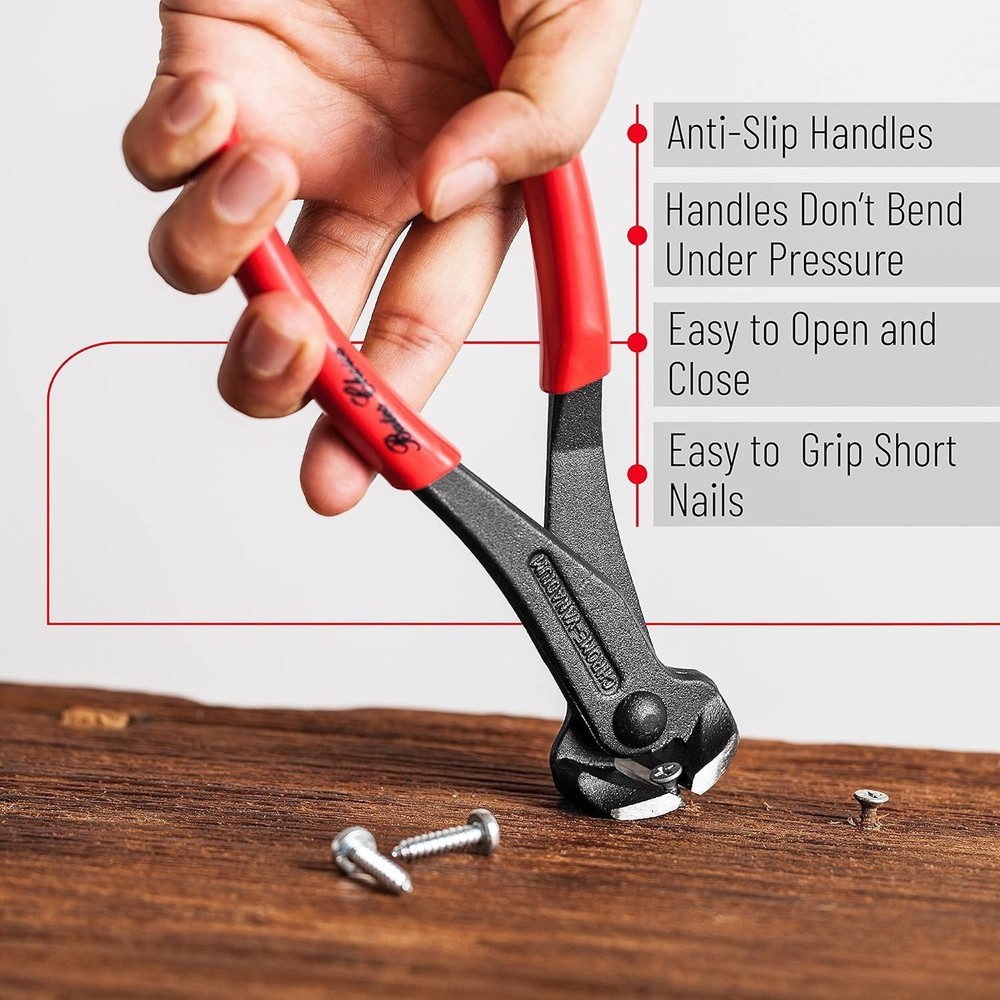 Bates Nail Puller - Cat's Paw & Remover, End 7, 1 Pack, Red
