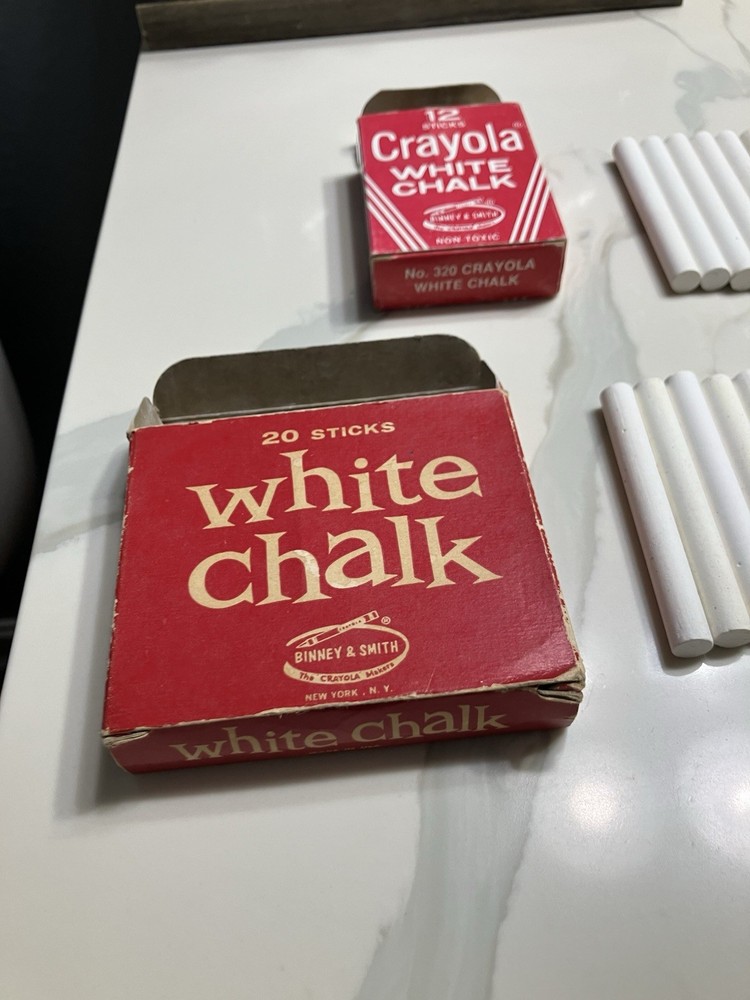 Crayola White Chalk NOS