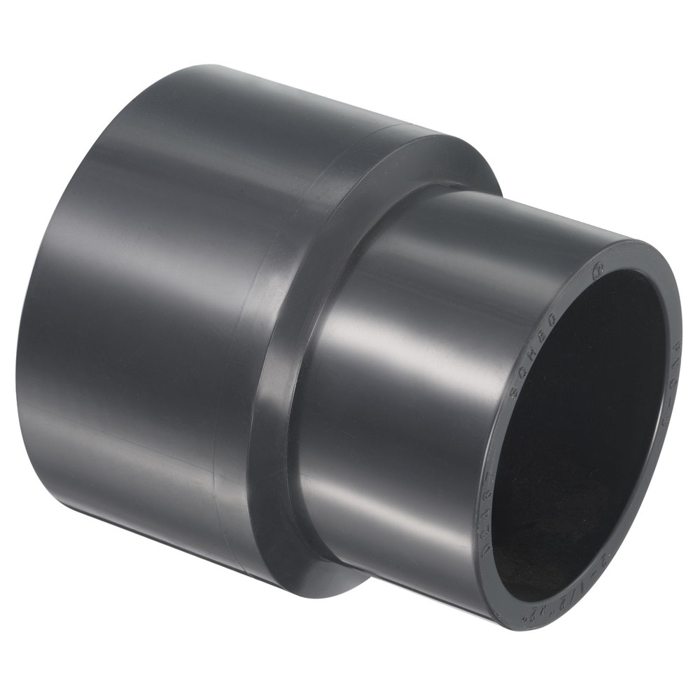 UPVC Reducer Pipe Fitting 2-1"x 2" Program Socket 80 Straight Coupling