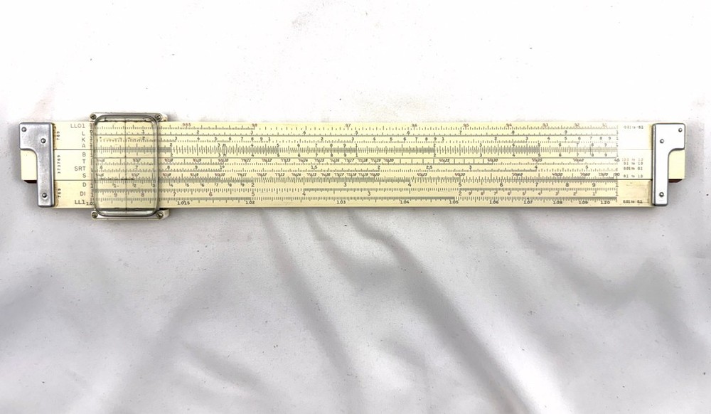 Vintage 60's K&E Log Log Decitrig Slide Rule