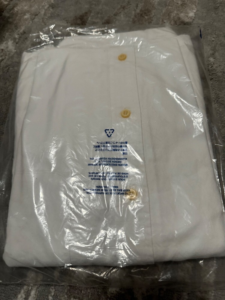 Vintage Apple Computer White Button-down Shirt (Size 16-16.5" neck)