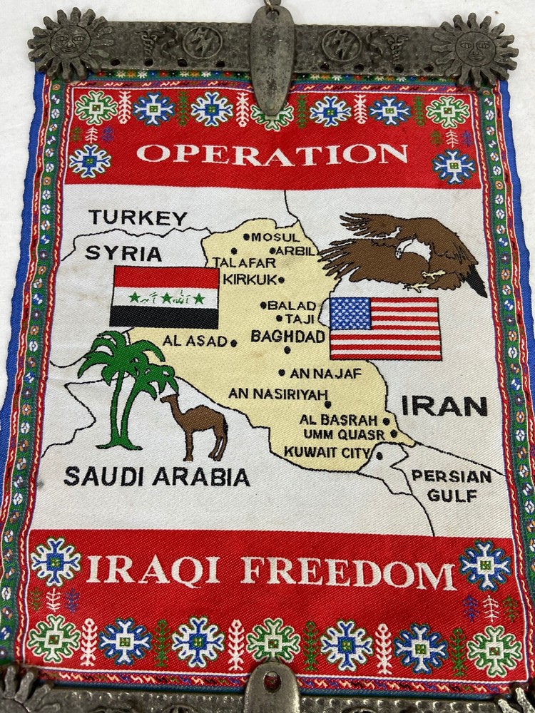 Operation Iraqi Freedom Hanging Wall Tapestry