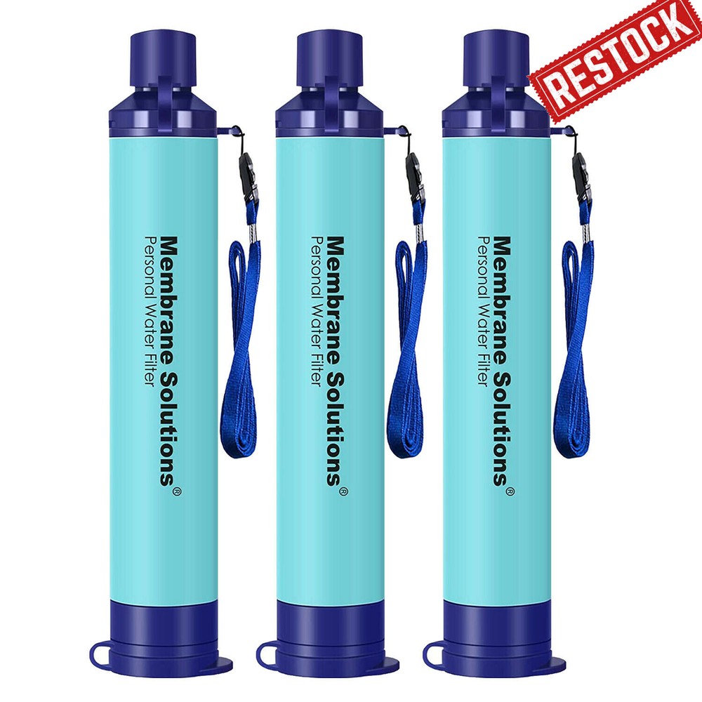 Personal Water Filter Straw Water Purifying Device|Travel Protective Carry Case