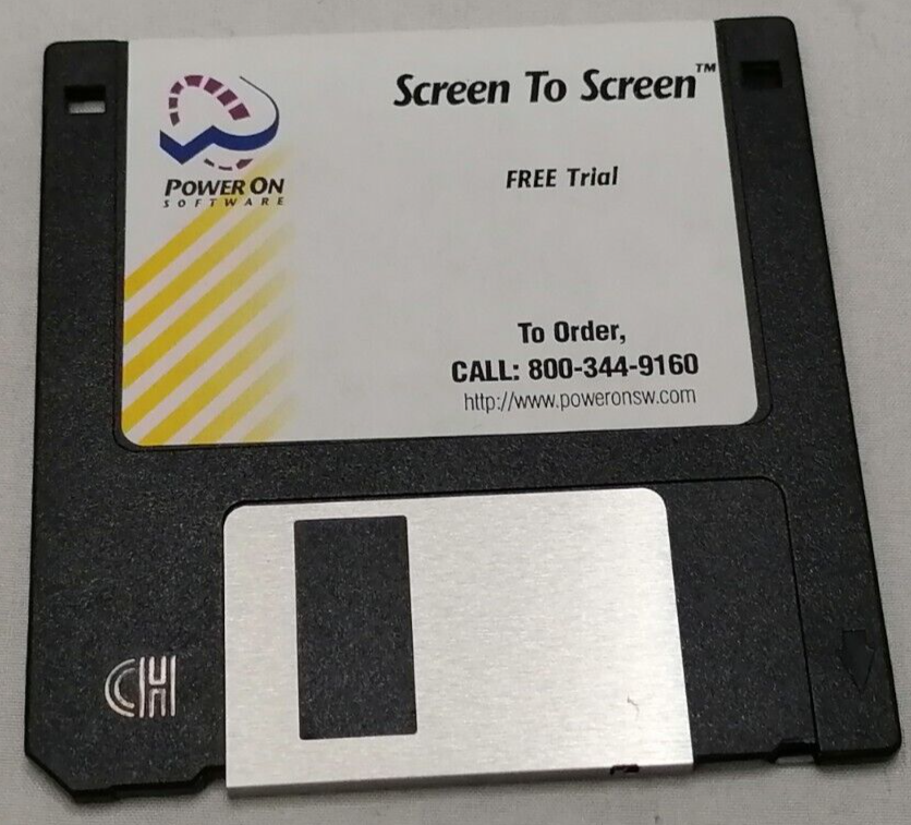 Vintage Power On Software Free Trial Floppy Disks
