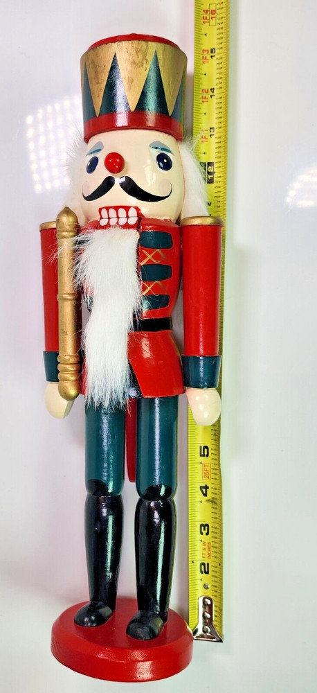 15" Nutcracker Red Yellow