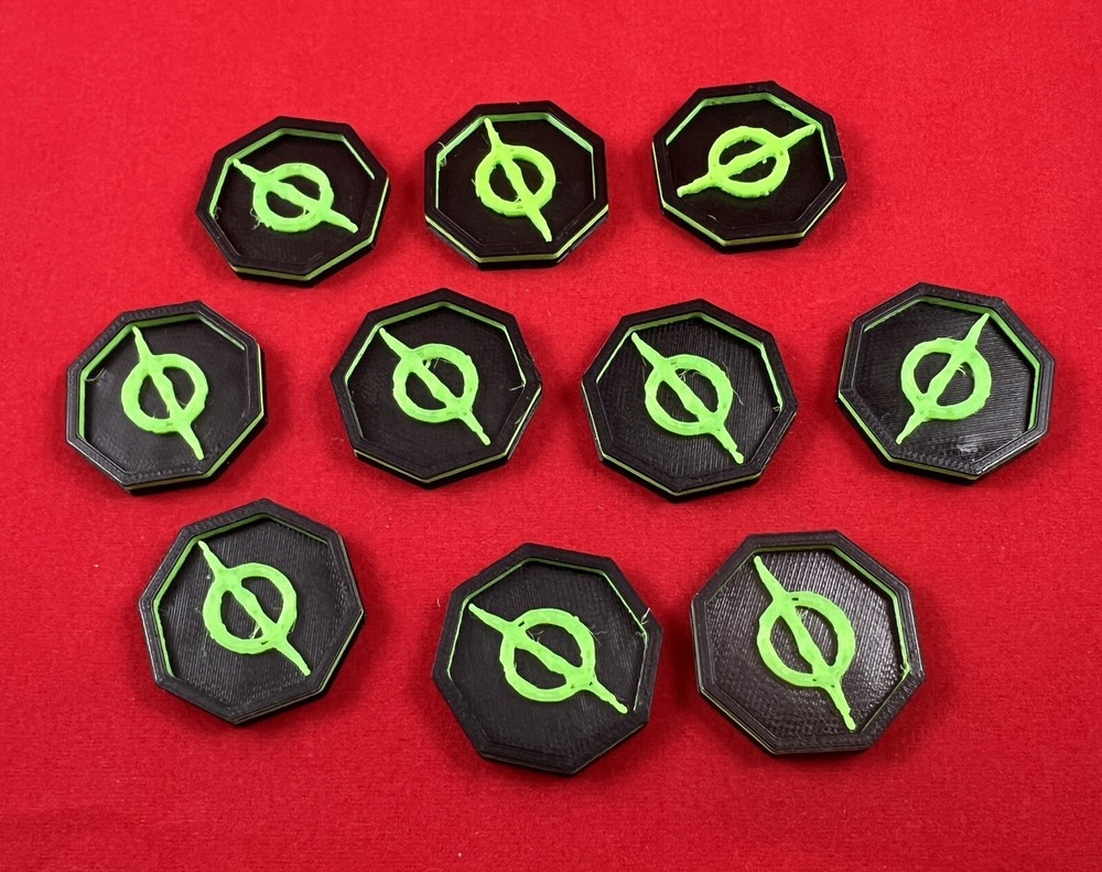 Poison Counters (10) - Compatible with Universal Counters Set for Magic