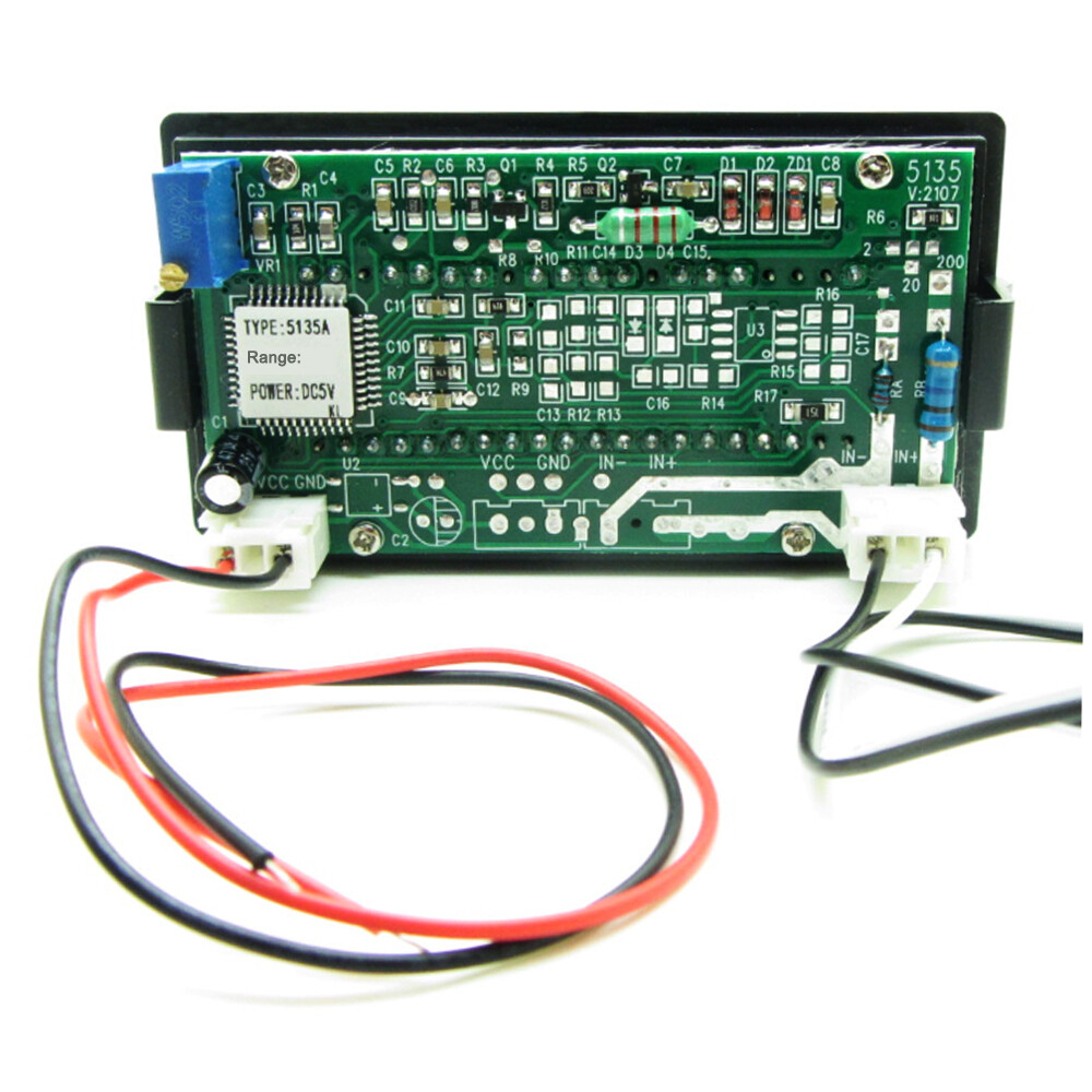DC Volt AMP Meter Voltage Voltmeter Current Ammeter LED Digit Milli Micro uA mA