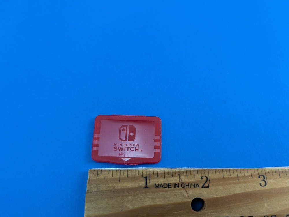 Mini Red Plastic Nintendo Switch Memory Card Case Holder