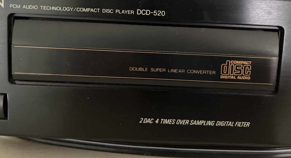 Denon DCD-520 PCM CD Player Digital Audio Untested Powers On No Remote