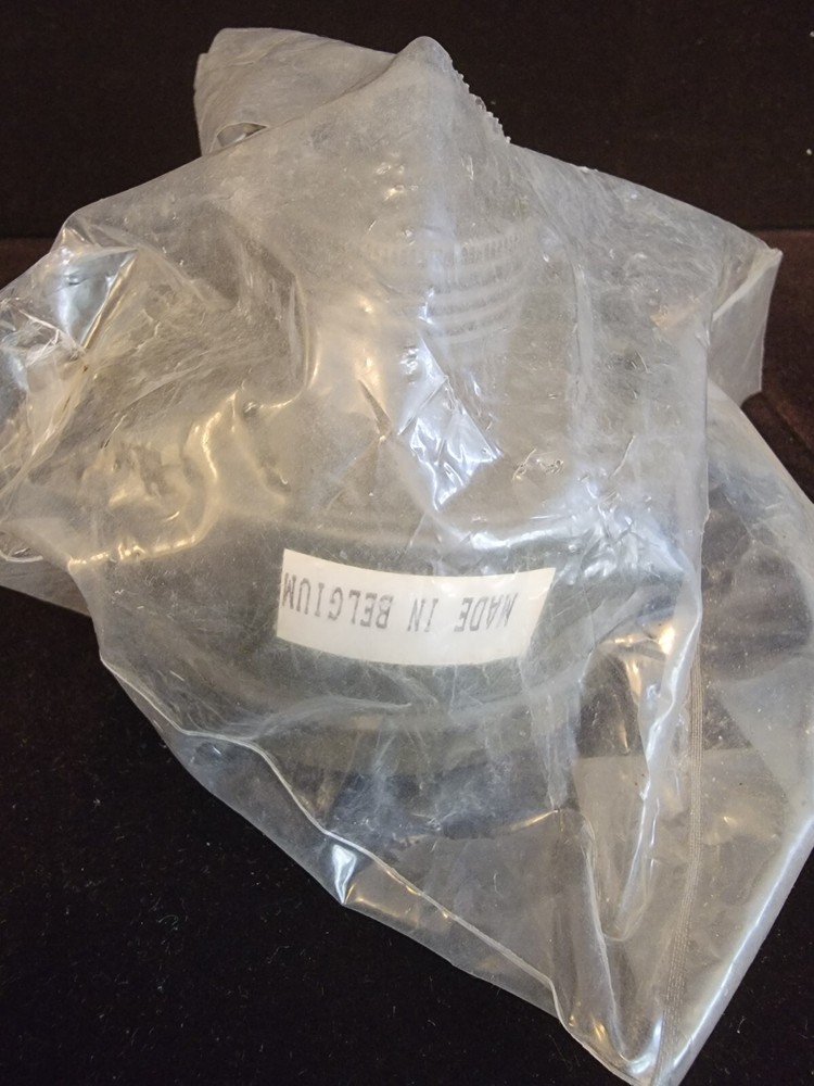 Gas Mask with Additional Filter, Made in Belgium