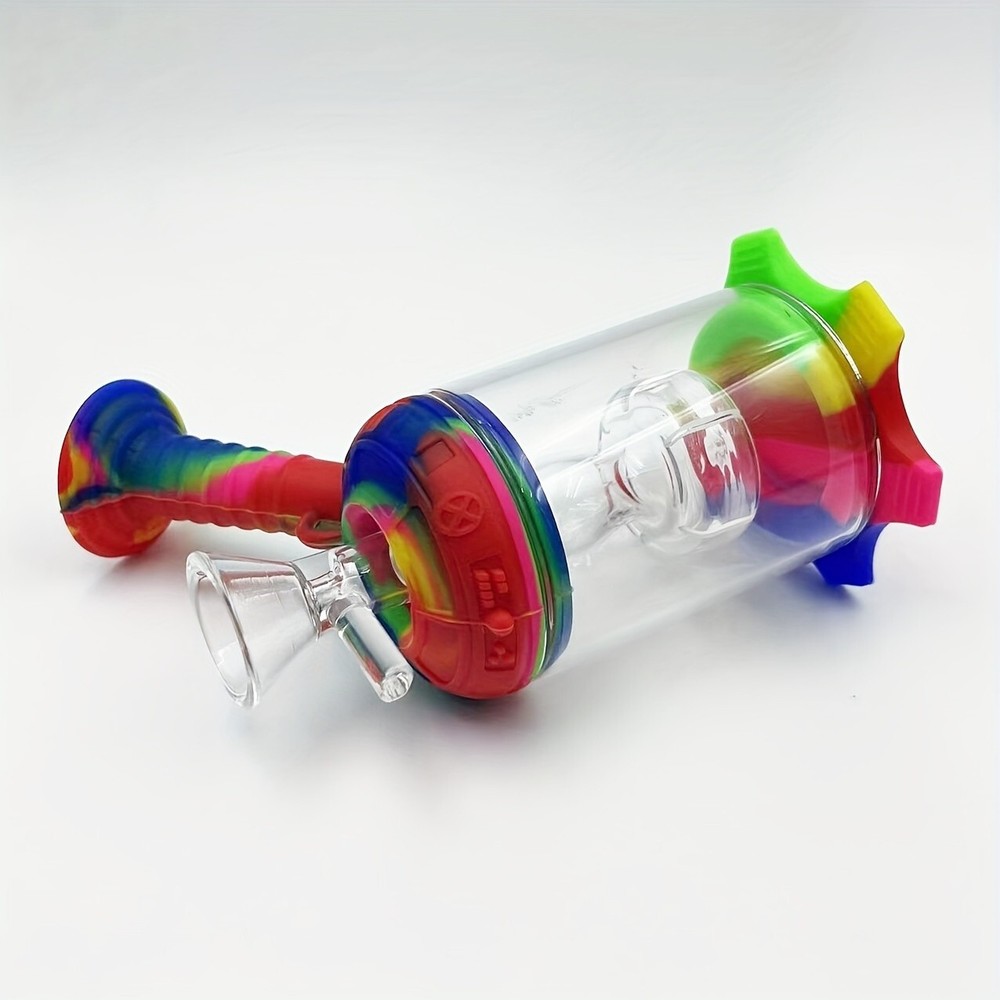 Silicone Hookah Water Pipe Bong Creative Octopus Shape with 13mm Bowl