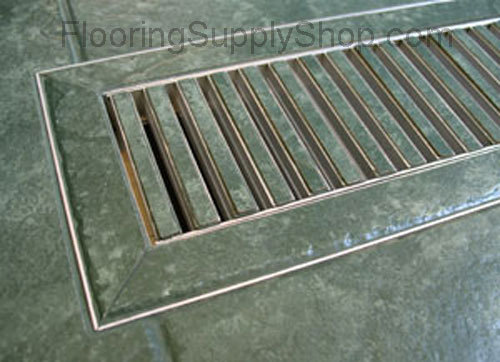 Chameleon Hard Surface Floor Vent Registers with Air Dumper