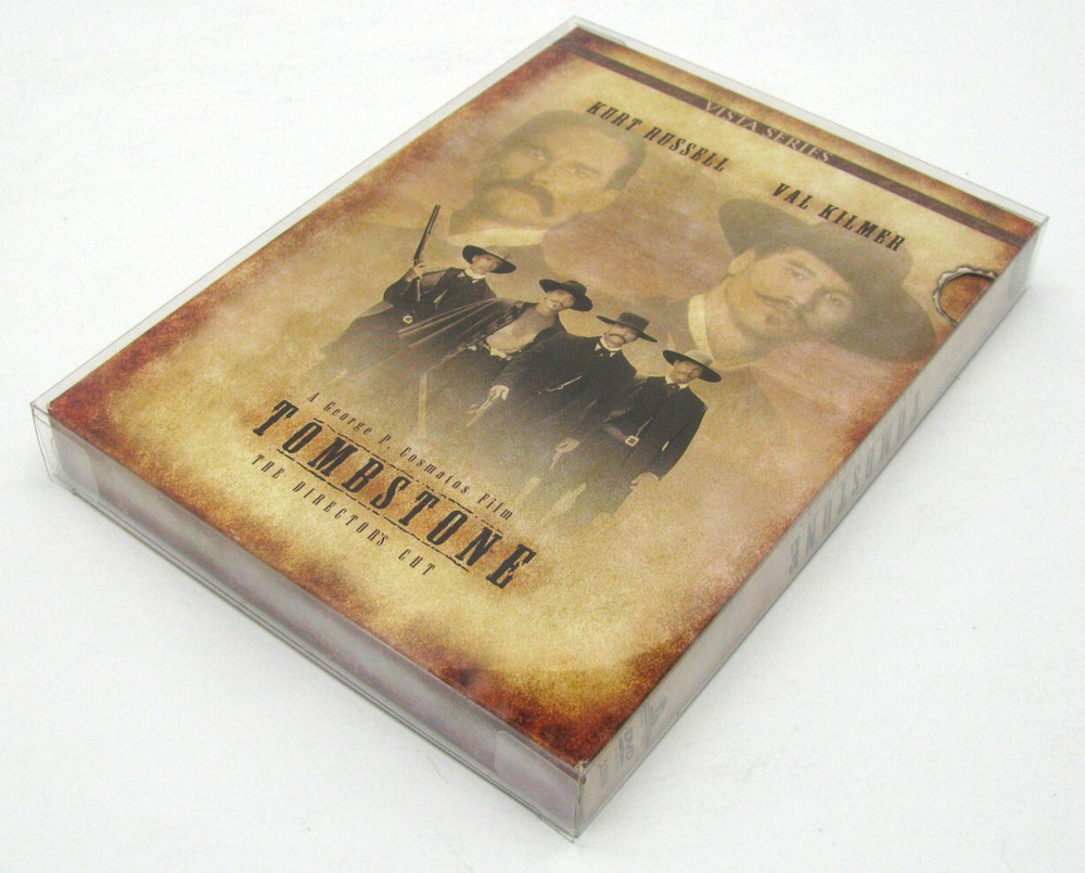 10x DVD FULLSLIP LARGE (SIZE DV5) -CLEAR PLASTIC PROTECTIVE BOX PROTECTOR SLEEVE