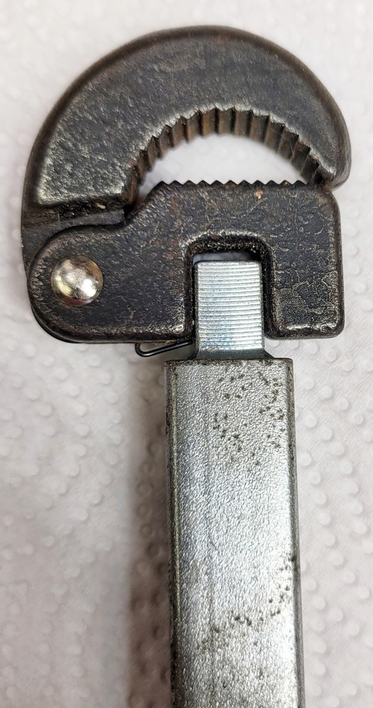 Vintage Adjustable Basin Wrench ~ Square Handle ~ Free Shipping!