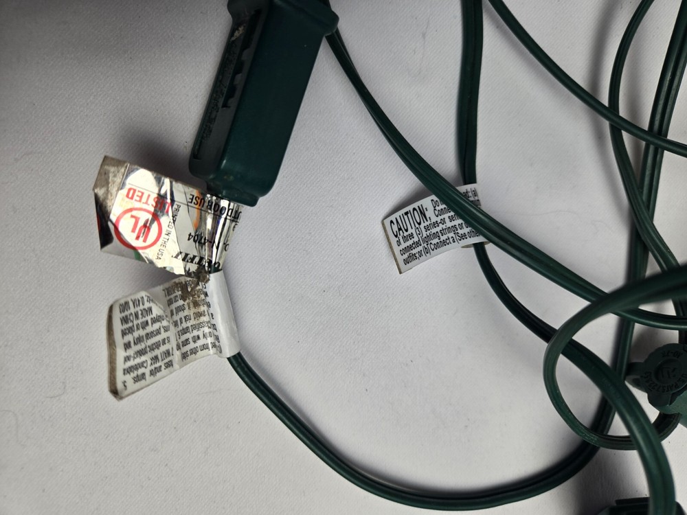 Vintage Beehive Shaped Blow Mold Patio String Light Set, 7 Light String