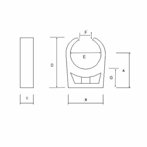 Maclow Snap Action Pipe Clips for British Standard Pipe Sizes