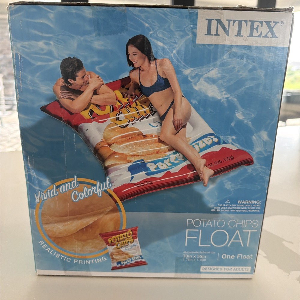 Intex Potato Chips Float New Sealed