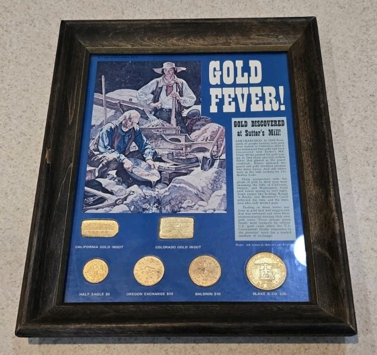 Gold Fever Wall Decor