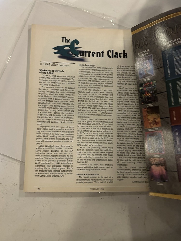 TSR: Dragon Magazine: Issue #226